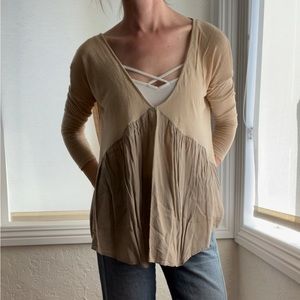 Blousey Sheer Top from Urban Outfitters, Size XS